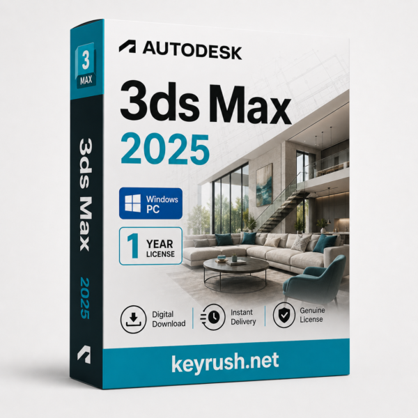 Autodesk 3ds Max 2025 1 Year 1 Device License for Windows
