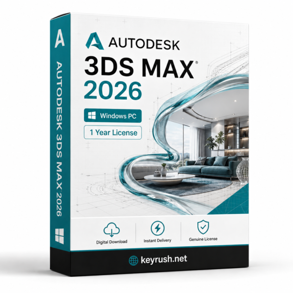 Autodesk 3ds Max 2026 1 Year 1 Device License for Windows