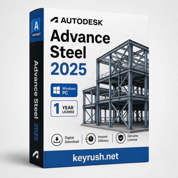 Autodesk Advance Steel 2025 1 Year 1 Device License for Windows