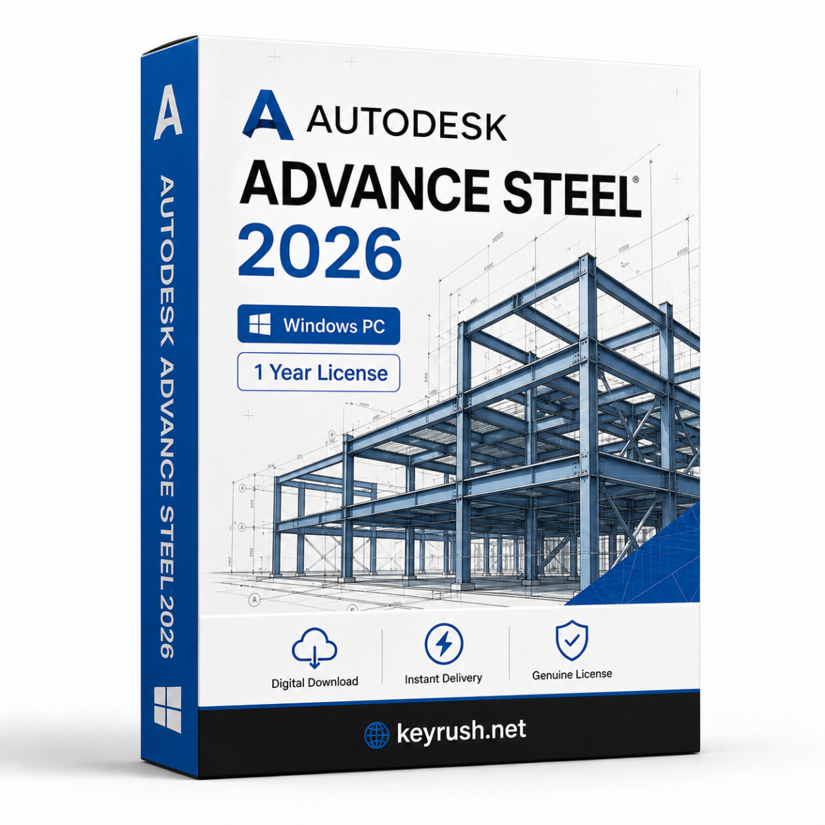 Autodesk Advance Steel 2026 (PC) – 1 Year