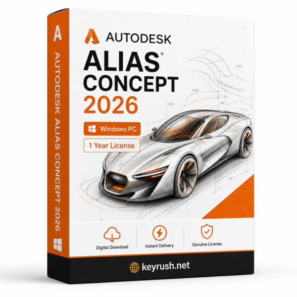 Autodesk Alias Concept 2026 1 Year 1 Device License for Windows