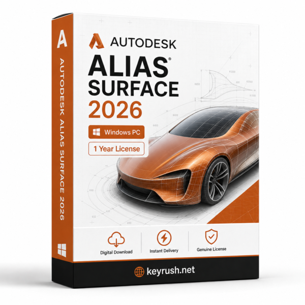 Autodesk Alias Surface 2026 1 Year 1 Device License for Windows