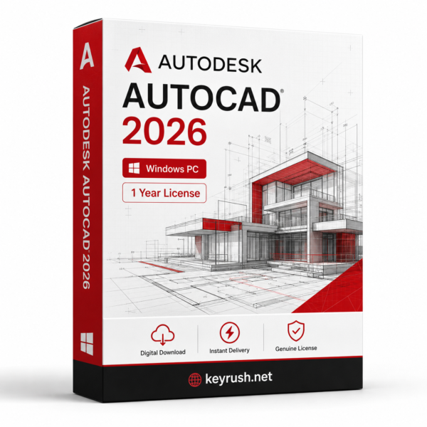 Autodesk AutoCAD 2026 1 Year 1 Device License for Windows