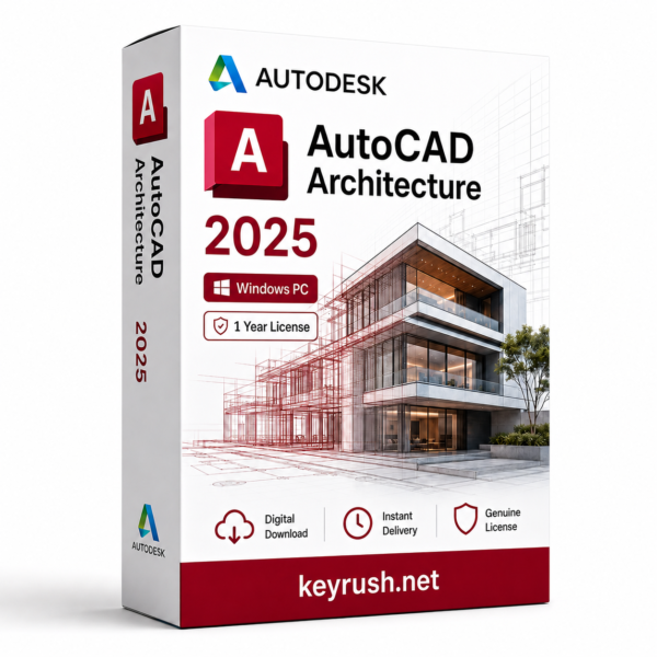Autodesk AutoCAD Architecture 2025 1 Year 1 Device License for Windows