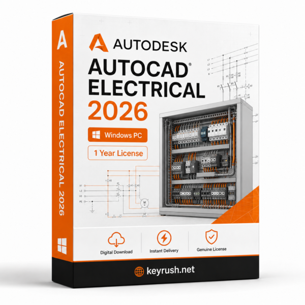 Autodesk AutoCAD Electrical 2026 1 Year 1 Device License for Windows