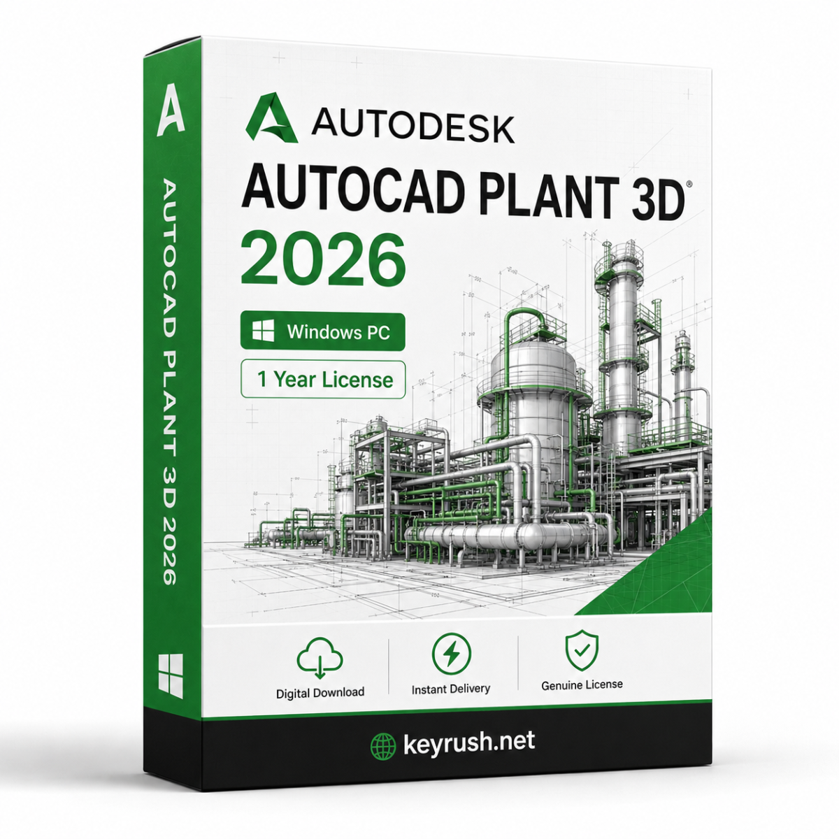 Autodesk AutoCAD Plant 3D 2026 – 1 Year