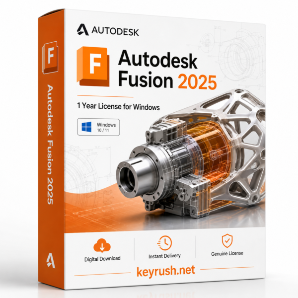 Autodesk Fusion 2025 1 Year 1 Device License for Windows
