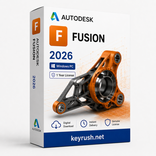 Autodesk Fusion 2026 1 Year 1 Device License for Windows