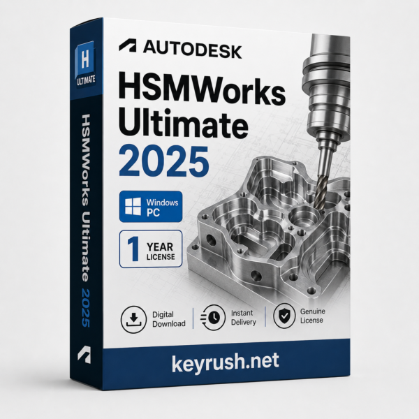 Autodesk HSMWorks 2025 1 Year 1 Device License for Windows