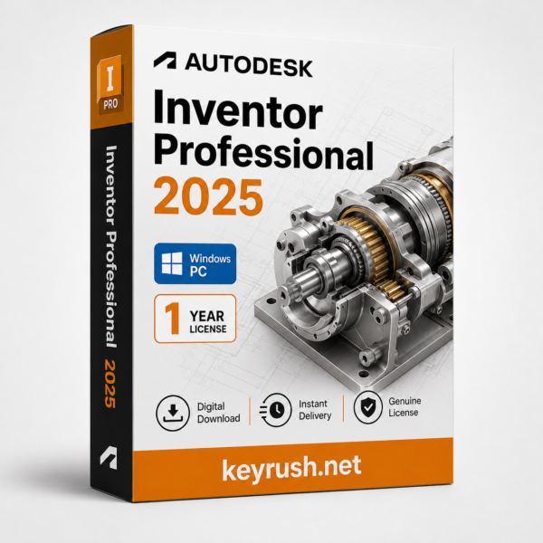 Autodesk Inventor Professional 2025 1 Year 1 Device License for Windows