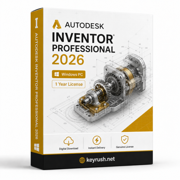 Autodesk Inventor Professional 2026 1 Year 1 Device License for Windows
