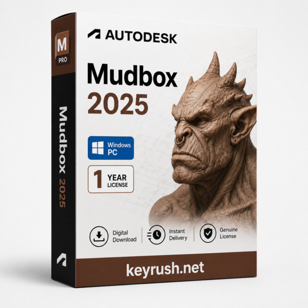Autodesk Mudbox 2025 1 Year 1 Device License for Windows