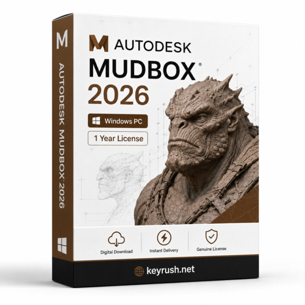 Autodesk Mudbox 2026 1 Year 1 Device License for Windows