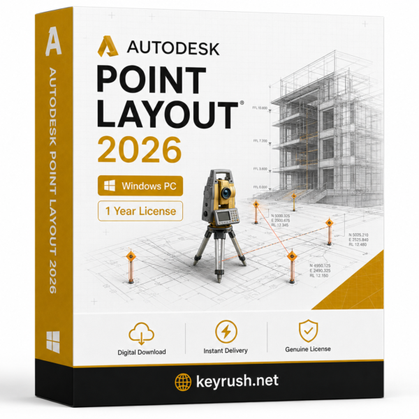 Autodesk Point Layout 2026 1 Year 1 Device License for Windows
