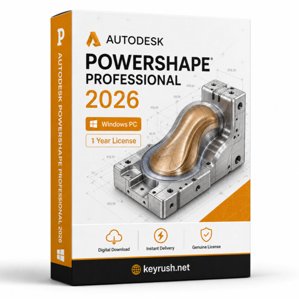 Autodesk PowerShape 2026 1 Year 1 Device License for Windows