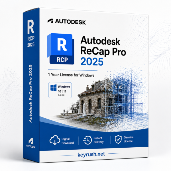 Autodesk ReCap Pro 2025 1 Year 1 Device License for Windows
