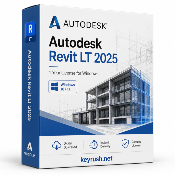 Autodesk Revit LT 2025 1 Year 1 Device License for Windows