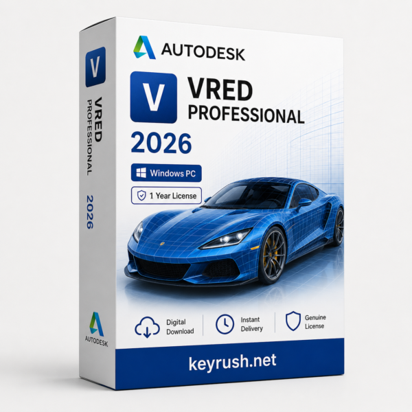 Autodesk VRED Professional 2026 1 Year 1 Device License for Windows