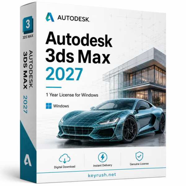 Autodesk 3ds Max 2027 1 Year 1 Device License for Windows