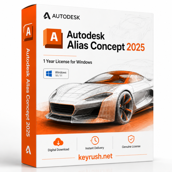 Autodesk Alias Concept 2025 1 Year 1 Device License for Windows