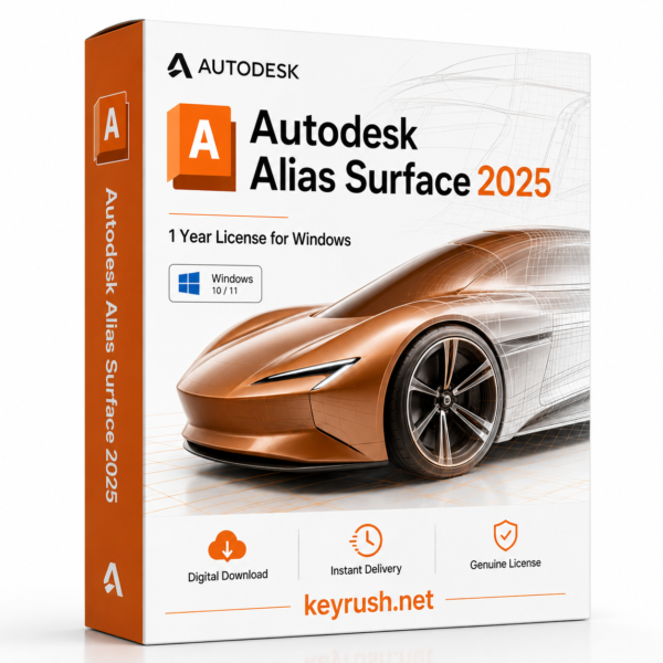 Autodesk Alias Surface 2025 1 Year 1 Device License for Windows