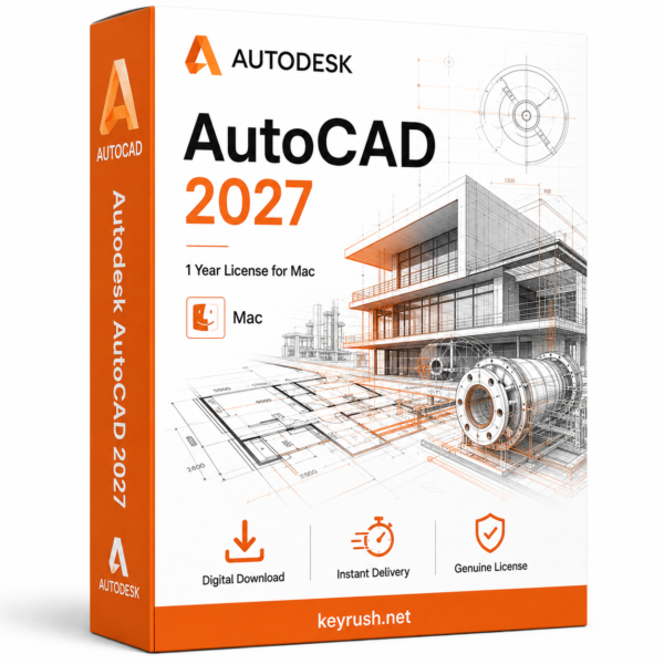 Autodesk AutoCAD 2027 1 Year 1 Device License for Mac
