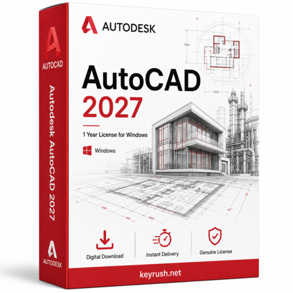 Autodesk AutoCAD 2027 1 Year 1 Device License for Windows