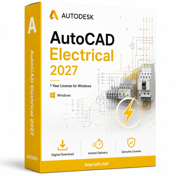 Autodesk AutoCAD Electrical 2027 1 Year 1 Device License for Windows