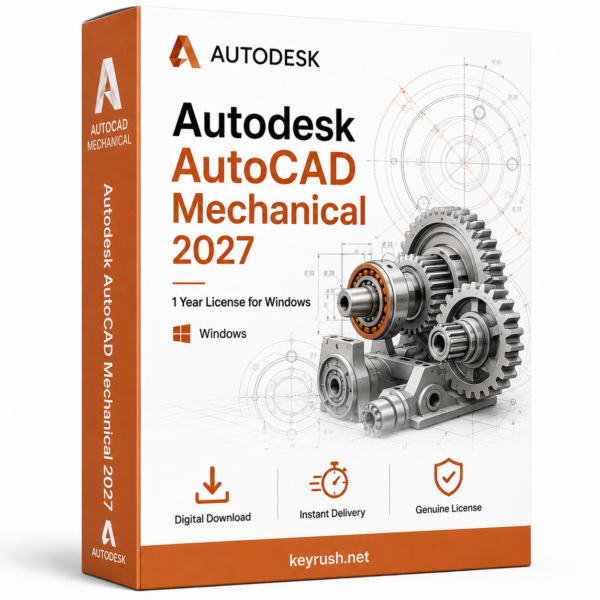 Autodesk AutoCAD Mechanical 2027 1 Year 1 Device License for Windows