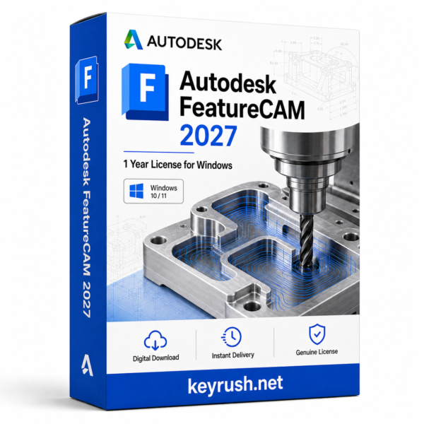 Autodesk FeatureCAM 2027 1 Year 1 Device License for Windows