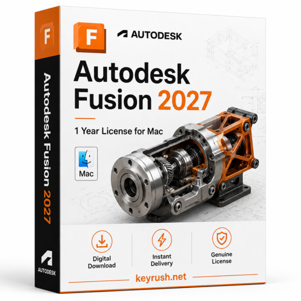 Autodesk Fusion 2027 1 Year 1 Device License for Mac