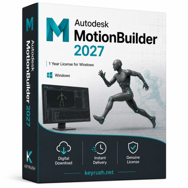 Autodesk MotionBuilder 2027 1 Year 1 Device License for Windows