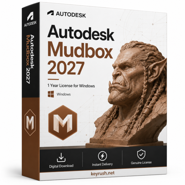 Autodesk Mudbox 2027 1 Year 1 Device License for Windows