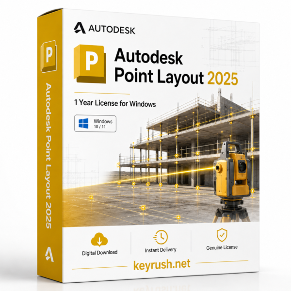 Autodesk Point Layout 2025 1 Year 1 Device License for Windows