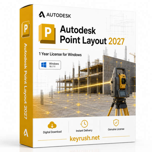 Autodesk Point Layout 2027 1 Year 1 Device License for Windows