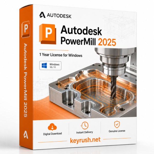 Autodesk PowerMill 2025 1 Year 1 Device License for Windows