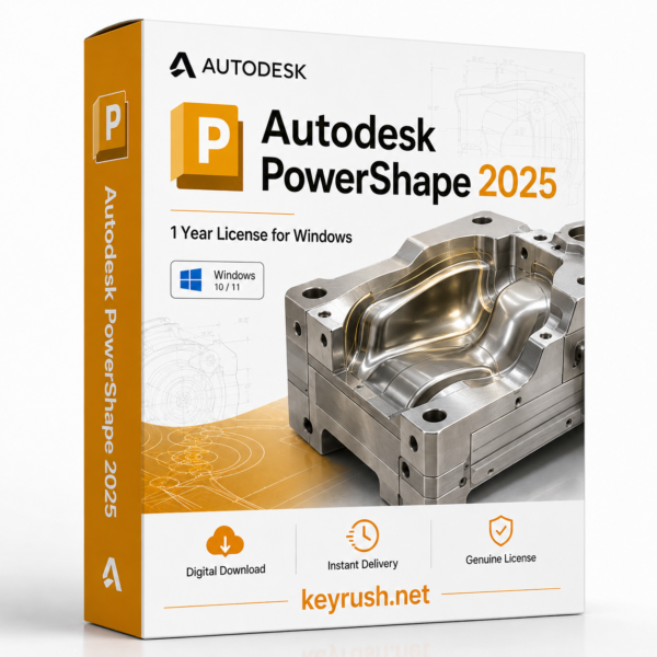 Autodesk PowerShape 2025 1 Year License for Windows