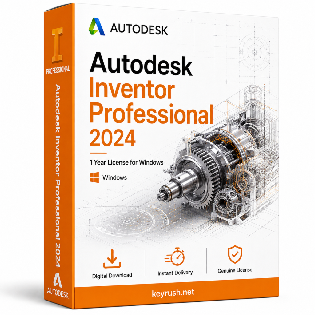 Autodesk Inventor Professional 2024 1 Year License for Windows