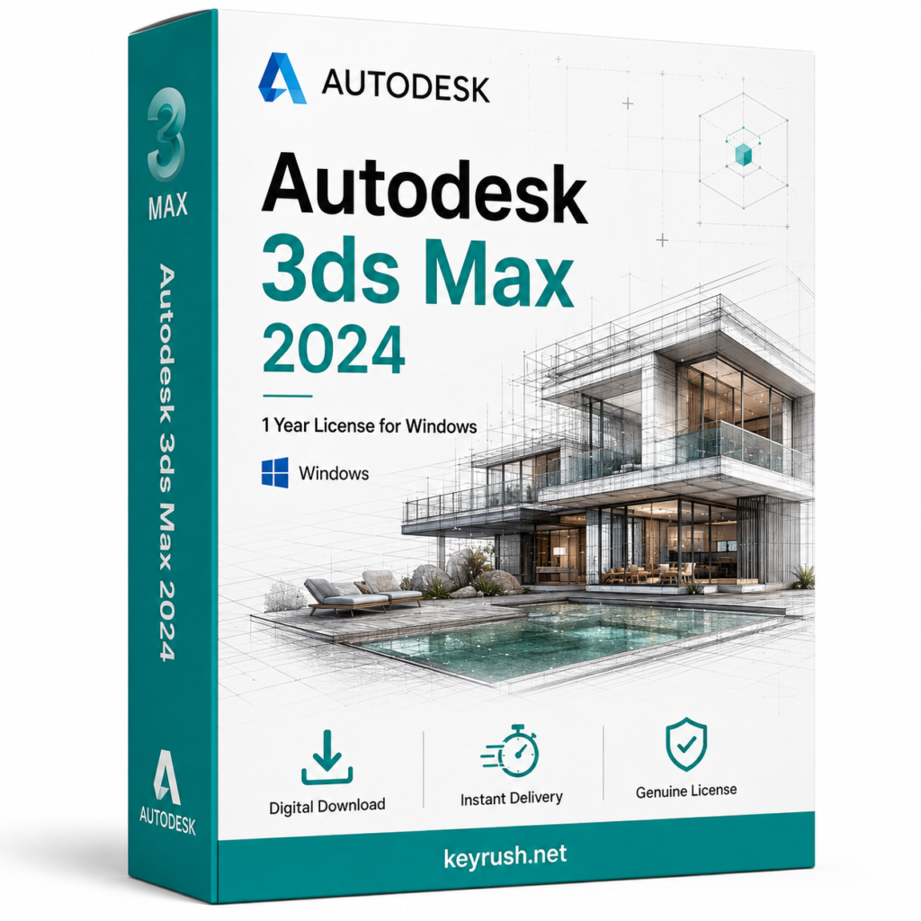 Autodesk 3ds Max 2024 1 Year License for Windows