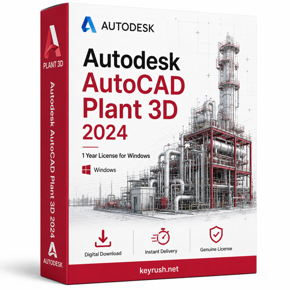 Autodesk AutoCAD Plant 3D 2024 1 Year License for Windows Autodesk AutoCAD Plant 3D 2024 1 Year License for Windows