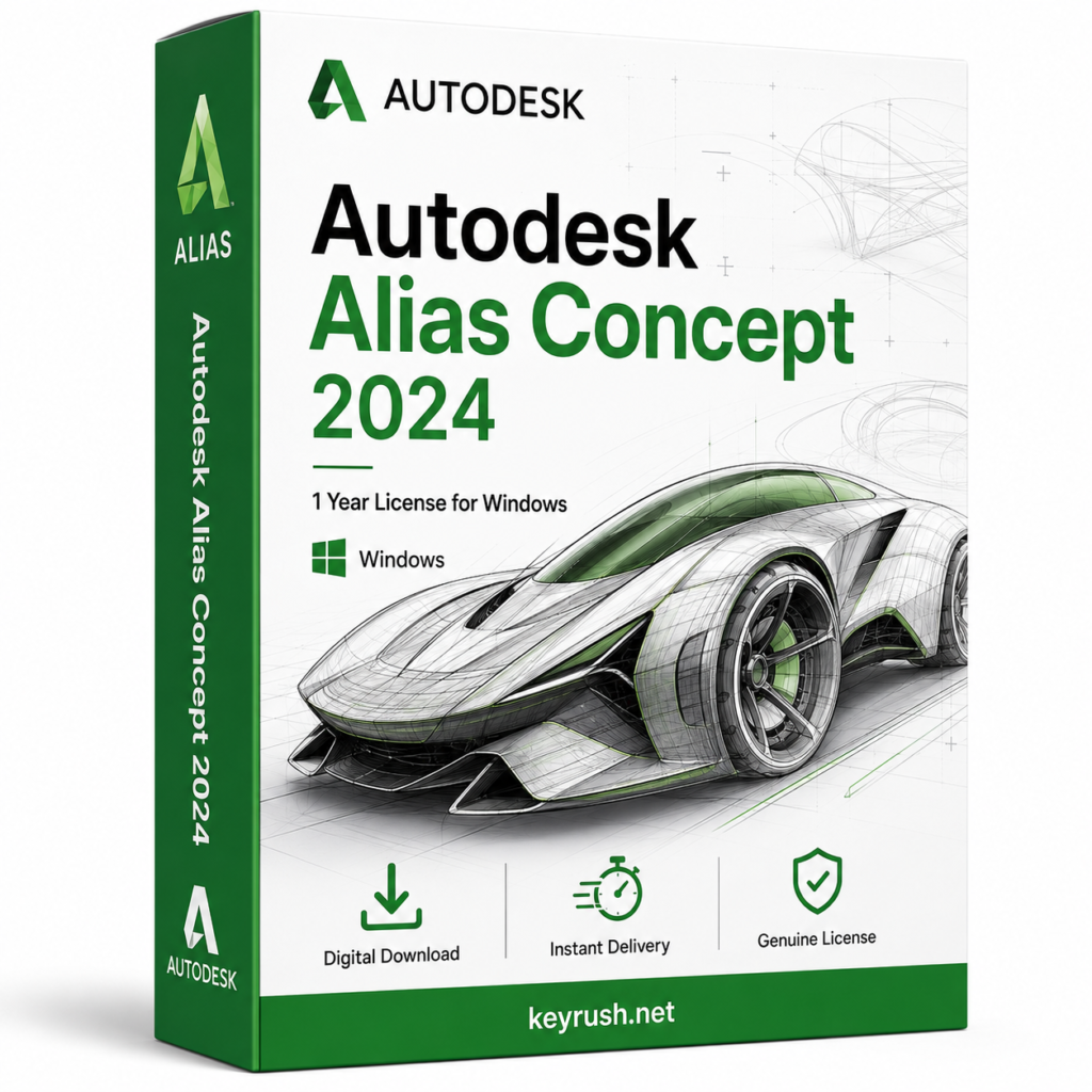 Autodesk Alias Concept 2024 1 Year License for Windows