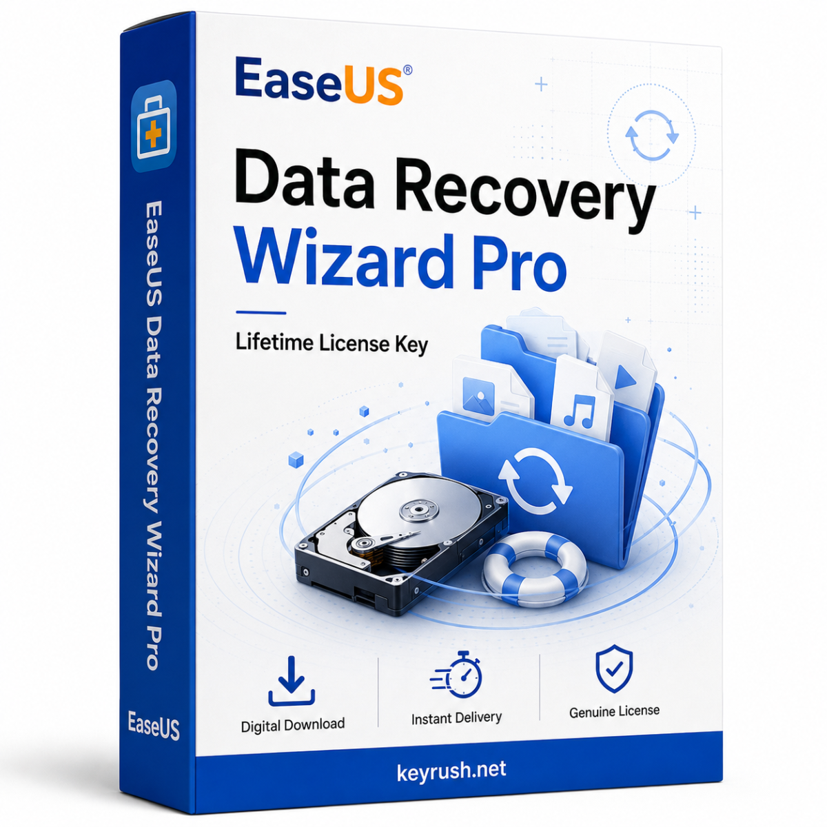 Buy EaseUS Data Recovery Wizard Pro Lifetime License Key for 1 PC – Global Activation