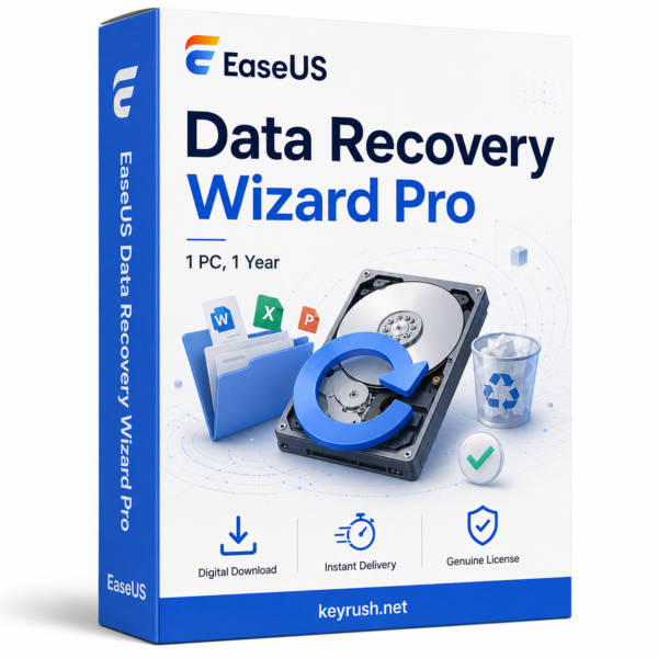 Buy EaseUS Data Recovery Wizard Pro Key (1 PC, 1 Year) GLOBAL License