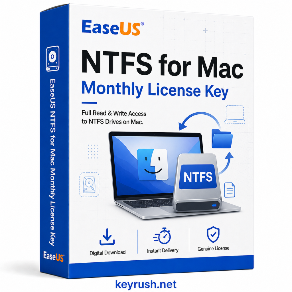 Buy EaseUS NTFS for Mac Monthly License Key