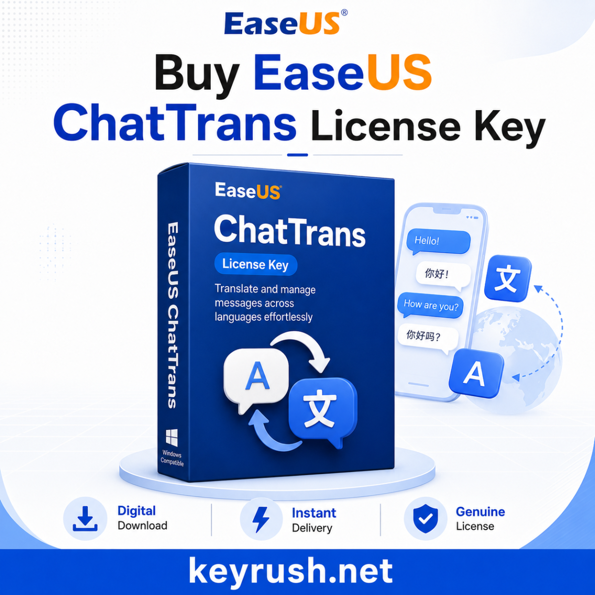 Buy EaseUS ChatTrans License Key