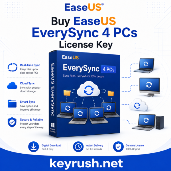 Buy EaseUS EverySync 4 PCs License Key
