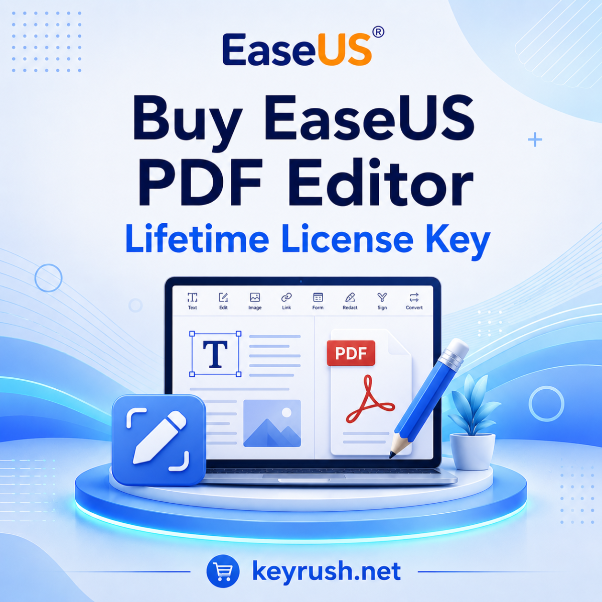 Buy EaseUS PDF Editor Lifetime License Key